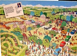 1991 Children's Jigsaw Puzzle Where's Waldo? "Safari Park" #624 - $5.94