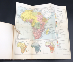 Vintage c1920s Bonniers 11 Maps Swedish Conversational Dictionary Book 5... - £58.15 GBP