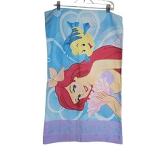 Disney Little Mermaid Pillowcase Vintage 1990s Ariel Cartoon Princess Fl... - £13.82 GBP