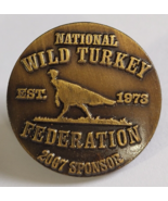 2007 NATIONAL WILD TURKEY FEDERATION NWTF SPONSOR METAL LAPEL PIN USA BI... - £23.59 GBP