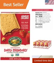 Fair Trade Certified Organic Strawberry Toaster Pastries - Vegan &amp; Ready... - $54.00