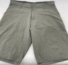 Burnside Men&#39;s Casual Board Shorts Gray Cotton/Poly Blend Size 34 VGC Su... - £18.19 GBP