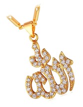 Pendant Necklace with Chain Platinum / 18K Gold - $51.49