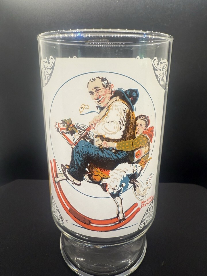 The Rocking Horse By Norman Rockwell Country Time Lemonade Glass 1933 Vi... - $4.85 The Rocking Horse By Norman Rockwell Country Time Lemonade Glass 1933 Vi... - $4.85