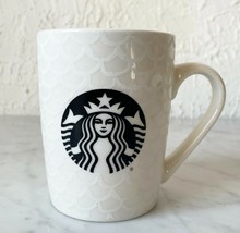 2020 Starbucks White Black Mermaid Logo &amp; Scales Design Mug-Starbucks Coffee Cup - £9.62 GBP