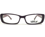 Laugh out Loud Kinder Brille Rahmen LOL-13 Lila Rechteckig 46-14-125 - £29.59 GBP