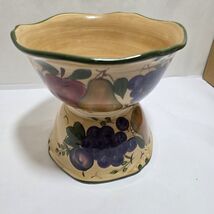 Home Trends Fruit Apple Grape "Granada" Set of 2 Vintage Nesting Mixing ... - $28.50