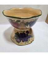 Home Trends Fruit Apple Grape "Granada" Set of 2 Vintage Nesting Mixing ... - $28.50