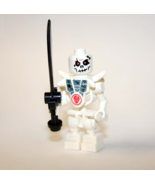 Building Custom Skulkin Warrior black sword Ninjago Skeleton Minifigure  - $10.92 CAD