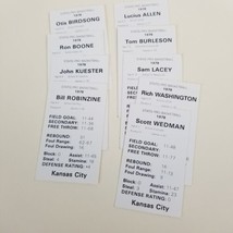 9 Kansas City Player Cards Avalon Hill/ SI STATIS PRO NBA BASKETBALL  1978 - $11.88