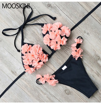 MOOSKINI 2017 Hot Cheeky Style Brazilian Bikini Set Sexy Floral Swimwear... - £17.83 GBP