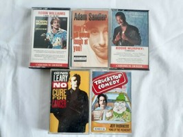 Comedy Cassette Lot (5) Robin Williams Eddie Murphy Adam Sandler Jeff Foxworthy - £10.52 GBP