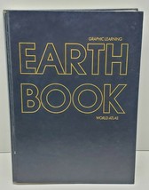Earth Book Graphic Learning World Atlas Illustrated Hardcover 1987 Color B&amp;W - £19.04 GBP