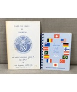 Vintage Navy USS Semmes &amp; AFS International Cookbook Lot 1960s Spiral Bound - $46.55