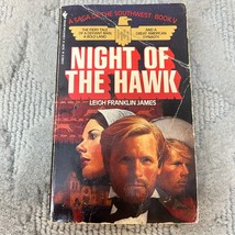 Night of The Hawk Historical Fiction Paperback Book Leigh Franklin James 1983 - £9.73 GBP