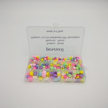 pexeuxil Beads Multi-Colored Plastic Craft Beads Set for DIY Home Decoration - £12.78 GBP