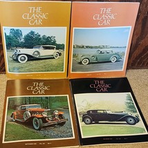 1973 The Classic Car Magazine 4 Issues Full Year Lot Car Club America An... - $9.49