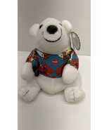 VTG Coca-Cola Bean Bag Plush Polar Bear In Argyle Shirt---#0131---1998 - €7,24 EUR