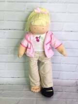 Pottery Barn Kids North American Bear Company Poseable Sophie Plush Doll Blonde - £21.80 GBP