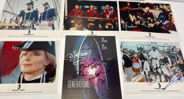SIX Star Trek Generations SIGNED Photos - EIGHTEEN Signatures Stewart, Shatner! - £3,651.29 GBP