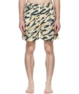 Nanushka Men&#39;s Kenan Hand-Painted Abstract Animal Print Swim Shorts Mult... - $130.17 CAD