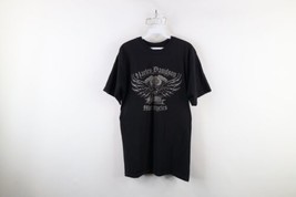 Vintage Y2K Harley Davidson Mens Large Faded Spell Out Old English T-Shirt USA - $49.45