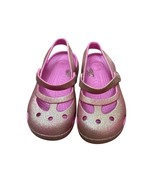 Crocs Glitter Shayna Maryjane Shoes Pink Toddler Size 12 - $27.06 CAD