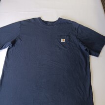 Carhartt K87-NVY Men's Tall Short Sleeve Pocket Workwear Blue Cotton T-Shirt 2XL image 14
