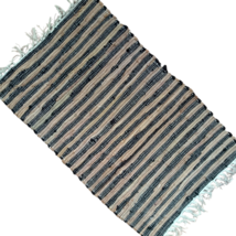 Cotton rag rug, Brown Black - £82.17 GBP