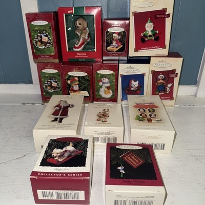 Vintage Hallmark Keepsake Ornaments Christmas 80s 90s 00s Lot Of  14 - £25.32 GBP
