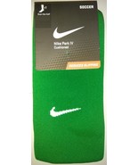  Nike Women&#39;s PARK IV Green White Logo Soccer Socks Sz Small - $13.99