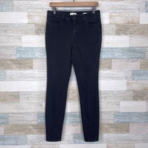 Jessica Simpson High Rise Skinny Ankle Jeans Faded Black Stretch Womens ... - $14.85