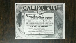 Vintage 1904 Southern Pacific Railroad California Original Ad - 721b - $6.64