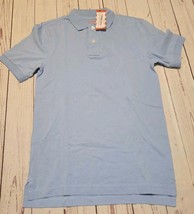 Boys&#39; Pique Polo Shirt Cat &amp; Jack Light Blue Size XS (4-5) School Uniform - £5.49 GBP