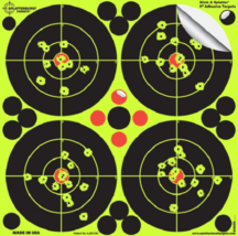 Splatterburst Target - 6&quot; bull, (10 pack) Peal, stick, &amp; see reactive ta... - $20.97