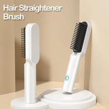 Wireless Hair Straightener Brush Electric Hair Brushes Hot Comb Straightener For - £47.50 GBP