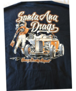 OLD VTG Santa Ana Drags w/Vintage dragster on an extra large black tee s... - €20,70 EUR