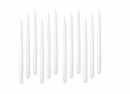 Smokeless Scented Paraffin Wax White Tapered Stick Candles Decorations for Livin - £26.69 GBP