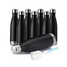 17Oz Sport Water Bottle 8 Pack Vacuum Insulated Stainless Steel Sport Wa... - $84.99