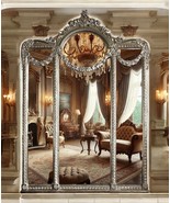 Luxurious Baroque-Style Ornate Wall Mirror - $2,708.06 CAD