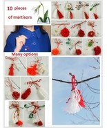 10 pcs Martisors Martenitsa Martinka Mertsishor Martenica Spring Amulet ... - $40.68 CAD