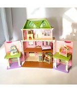 2008 Fisher Price Loving Family Grand Victorian Mansion Dollhouse Pink Green - $74.00