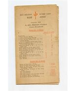 Red Dragon Mah Jong Score Card 1923 Mrs Prescott Warren Newton Massachusetts - $245.52