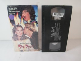 She-Devil VHS 1989 Rosanne Barr &amp; Meryl Streep Comedy Cult Classic - £5.69 GBP