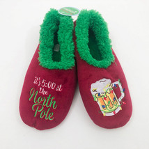 Snoozies Men&#39;s It&#39;s 5:00 at the North Pole Slippers Large 11/12 - £10.07 GBP