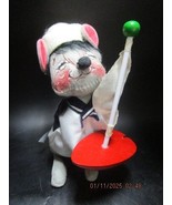 1990s ANNALEE SAILOR DOLL WITH A BANNER 7&quot; ^^ - $545.74 MXN