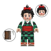Demon slayer tanjiro as girl minifigures weapon and accessories lego compatible   copy thumb200