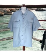 Columbia PFG Shirt Mens 4X 4XL Button Up Fishing Performance Vented Shor... - £23.45 GBP