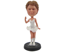 Custom Bobblehead Gorgeous Female Cheerleader Wearing Sexy Dress - Sports &amp; Hobb - £70.39 GBP