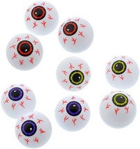12 Eyeball Plastic Eyeball Halloween Ping Pong Fake Zombie Balls for Halloween - £5.51 GBP